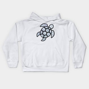 vsco turtle glitter Kids Hoodie